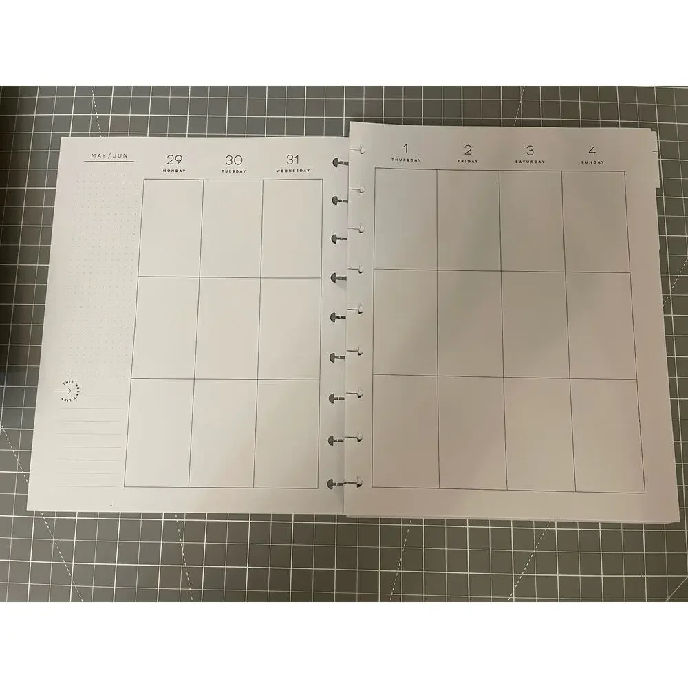 Happy Planner Outdated 52 Weekly Classic Vertical Replacement Pages ~ No Months